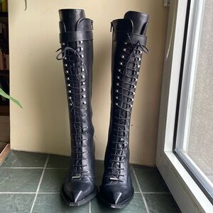 Fluevog - Abstract Candy Swordfish - size 9.5